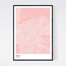 Load image into Gallery viewer, Mesa City Map Print