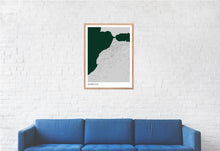 Load image into Gallery viewer, Map of Morocco, 