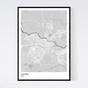 Nashik City Map Print