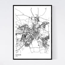 Load image into Gallery viewer, Nashik City Map Print