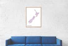 Load image into Gallery viewer, Map of New Zealand, Australaisa