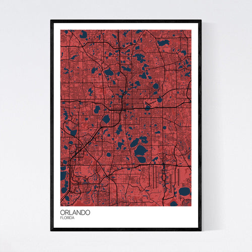 Map of Orlando, Florida