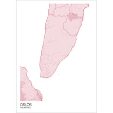 Load image into Gallery viewer, Map of Oslob, Philippines