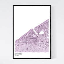 Load image into Gallery viewer, Ostend City Map Print