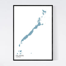 Load image into Gallery viewer, Palawan Island Map Print