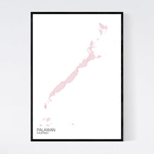 Load image into Gallery viewer, Palawan Island Map Print