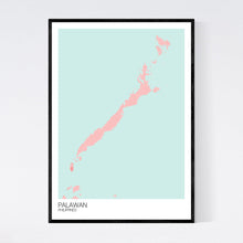Load image into Gallery viewer, Map of Palawan, Philippines