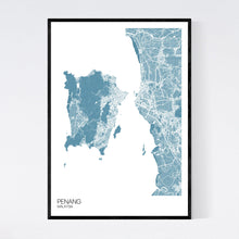 Load image into Gallery viewer, Penang City Map Print