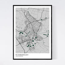 Load image into Gallery viewer, Peterborough City Map Print