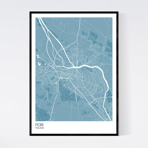 Pori City Map Print