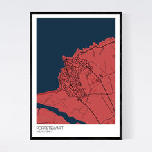 Load image into Gallery viewer, Portstewart Town Map Print