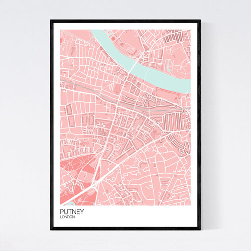 Map of Putney, London