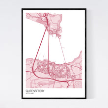 Load image into Gallery viewer, Queensferry Town Map Print