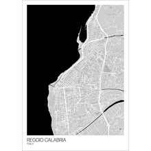 Load image into Gallery viewer, Map of Reggio Calabria, Italy