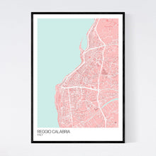 Load image into Gallery viewer, Reggio Calabria City Map Print