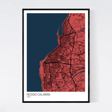 Load image into Gallery viewer, Reggio Calabria City Map Print