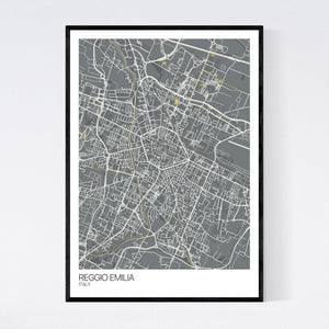 Reggio Emilia City Map Print