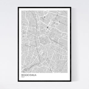 Reggio Emilia City Map Print