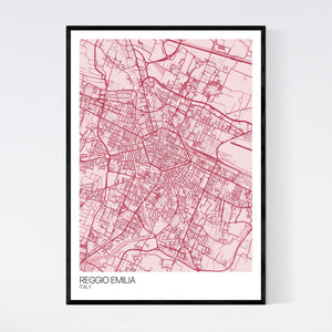 Reggio Emilia City Map Print