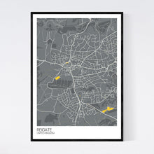 Load image into Gallery viewer, Map of Reigate, United Kingdom