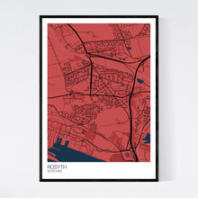 Load image into Gallery viewer, Rosyth Town Map Print