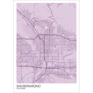 Map of San Bernardino, California