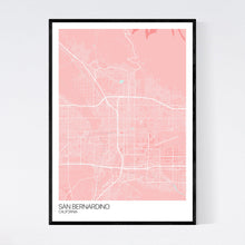 Load image into Gallery viewer, San Bernardino City Map Print