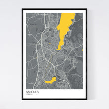 Load image into Gallery viewer, Sandnes City Map Print