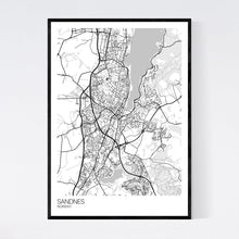 Load image into Gallery viewer, Map of Sandnes, Norway