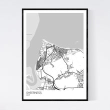 Load image into Gallery viewer, Sheerness Town Map Print