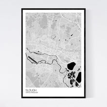 Load image into Gallery viewer, Slough City Map Print