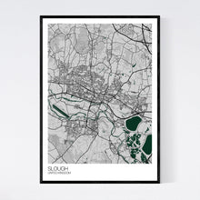 Load image into Gallery viewer, Slough City Map Print