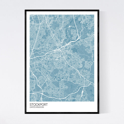 Map of Stockport, United Kingdom