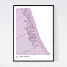 Load image into Gallery viewer, Map of Sutton on Sea, England