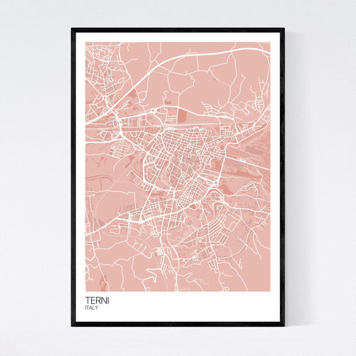 Map of Terni, Italy