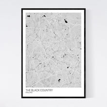 Load image into Gallery viewer, The Black Country Region Map Print