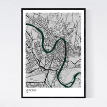 Load image into Gallery viewer, Verona City Map Print