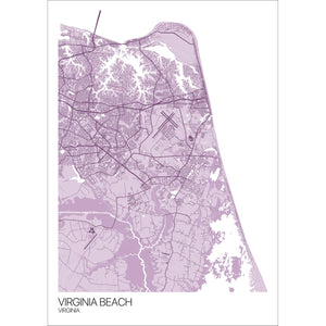 Map of Virginia Beach, Virginia