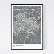 Load image into Gallery viewer, Vitoria-Gasteiz City Map Print