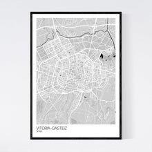 Load image into Gallery viewer, Vitoria-Gasteiz City Map Print