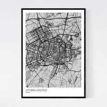 Load image into Gallery viewer, Vitoria-Gasteiz City Map Print