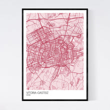 Load image into Gallery viewer, Vitoria-Gasteiz City Map Print