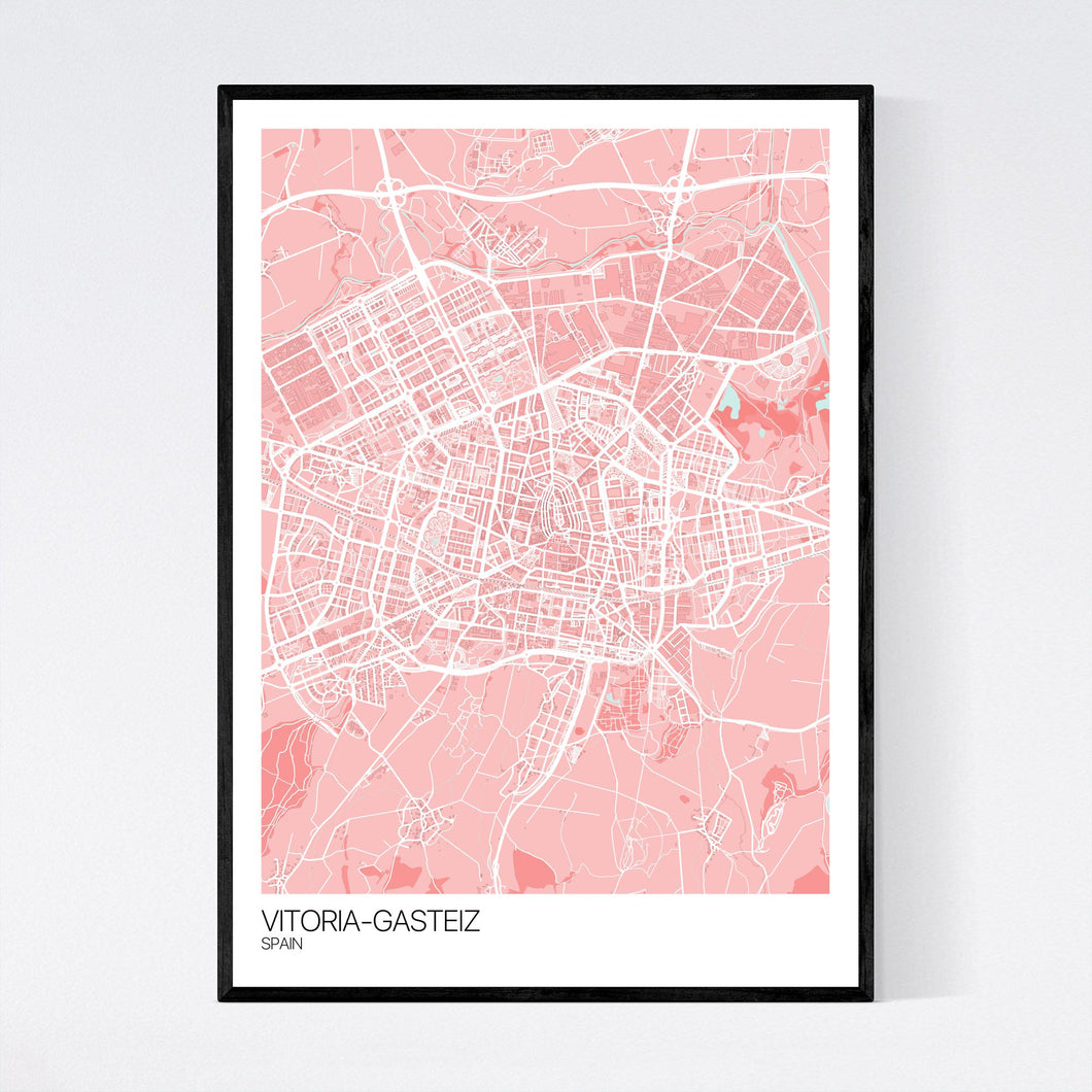 Map of Vitoria-Gasteiz, Spain