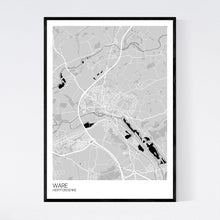 Load image into Gallery viewer, Ware Town Map Print