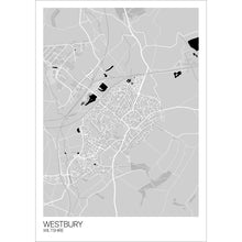 Load image into Gallery viewer, Map of Westbury, Wiltshire