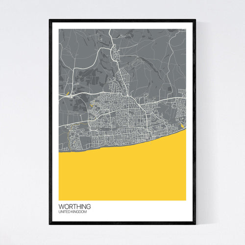 Map of Worthing, United Kingdom