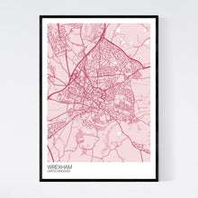 Load image into Gallery viewer, Wrexham City Map Print