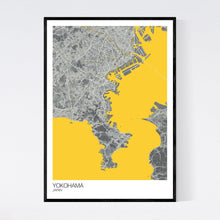 Load image into Gallery viewer, Yokohama City Map Print